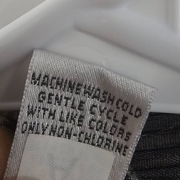 Vintage Chico's Black Tan Kimono Jacket Open Retro Abstract Office Evening 3 (L) - Picture 9 of 10